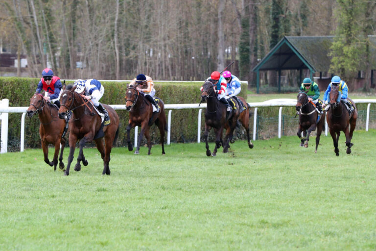 Une course sur l'hippodrome de Compiègne - Source : ScoopDyga