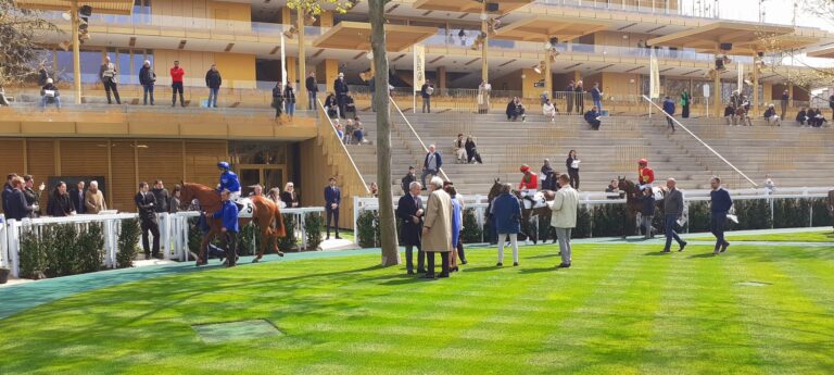 Présentation sur l'hippodrome de ParisLongchamp - Crédit photo : Raymond Delatre