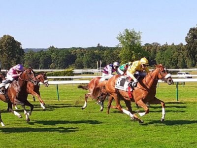 Une course sur l'hippodrome de Compiègne - Crédit : Raymond Delatre