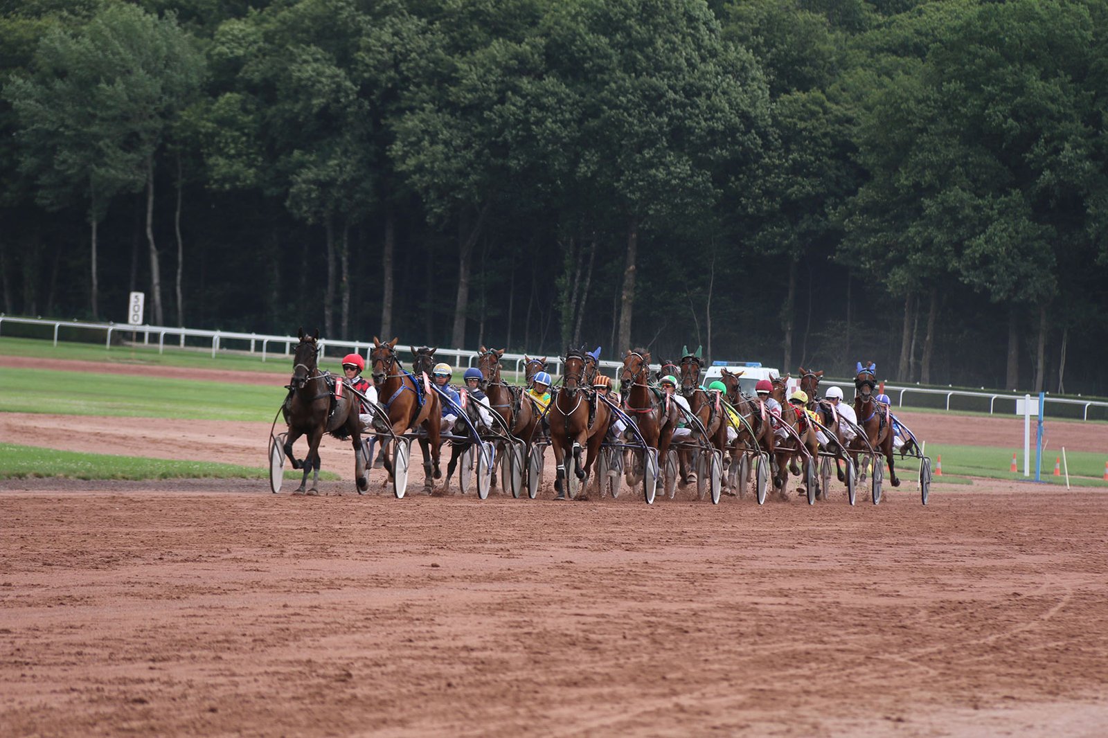 Une course sur l'hippodrome de Châteaubriant - Crédits : Mairie de Châteaubriant - Le Cheval du Jour - 07/07/2025 - ManuTurf