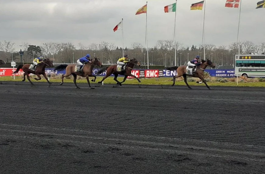 Une course au monté sur l'hippodrome de Vincennes - Crédits : Raymond Delatre
