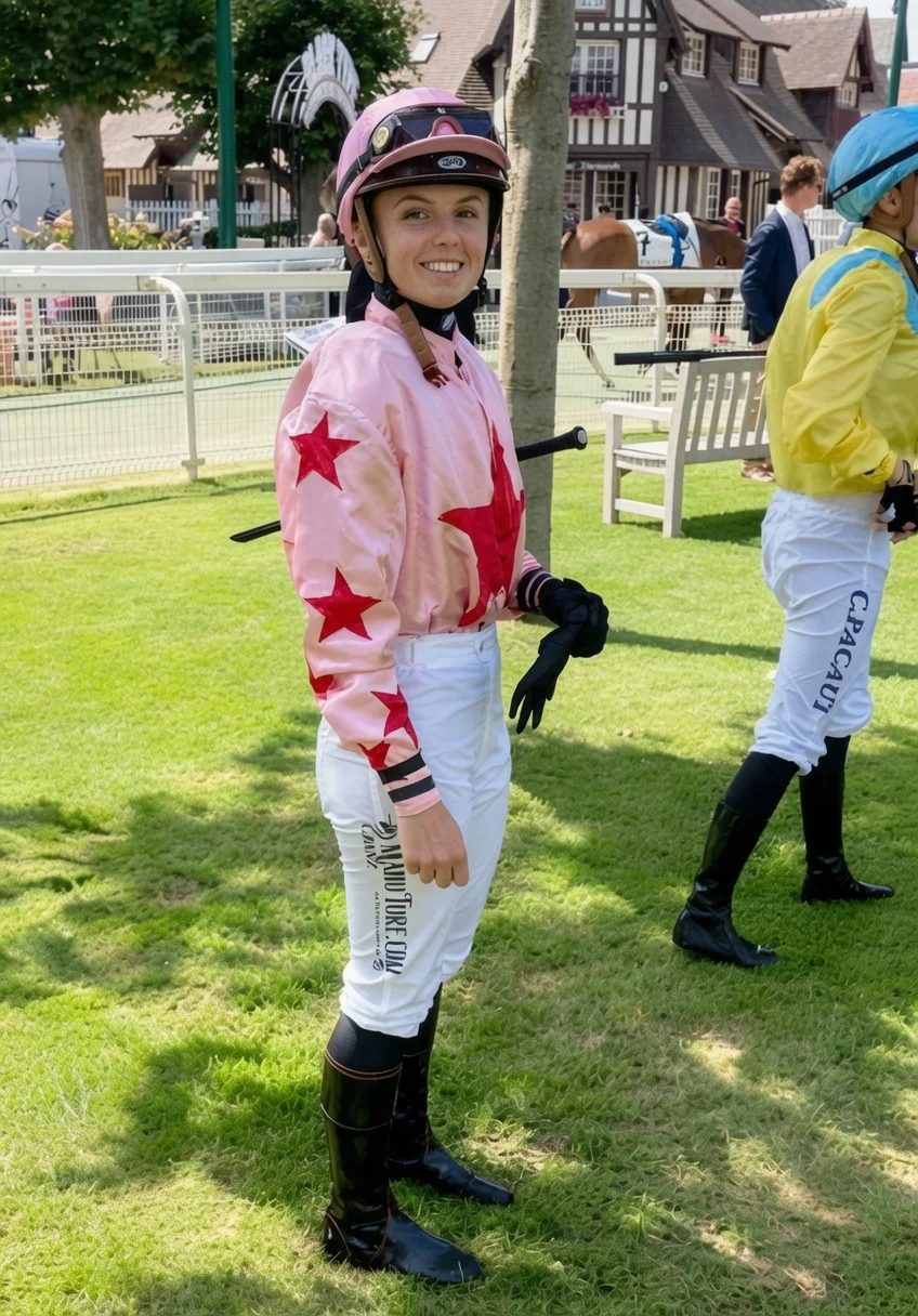 Cheyenne Banz, jockey de plat sponsorisée par ManuTurf.com