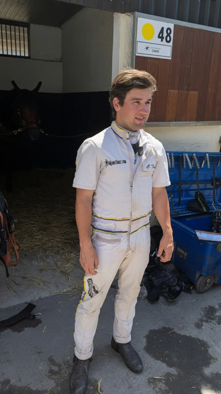 Cédric Terry, driver trot sponsorisé par ManuTurf.com